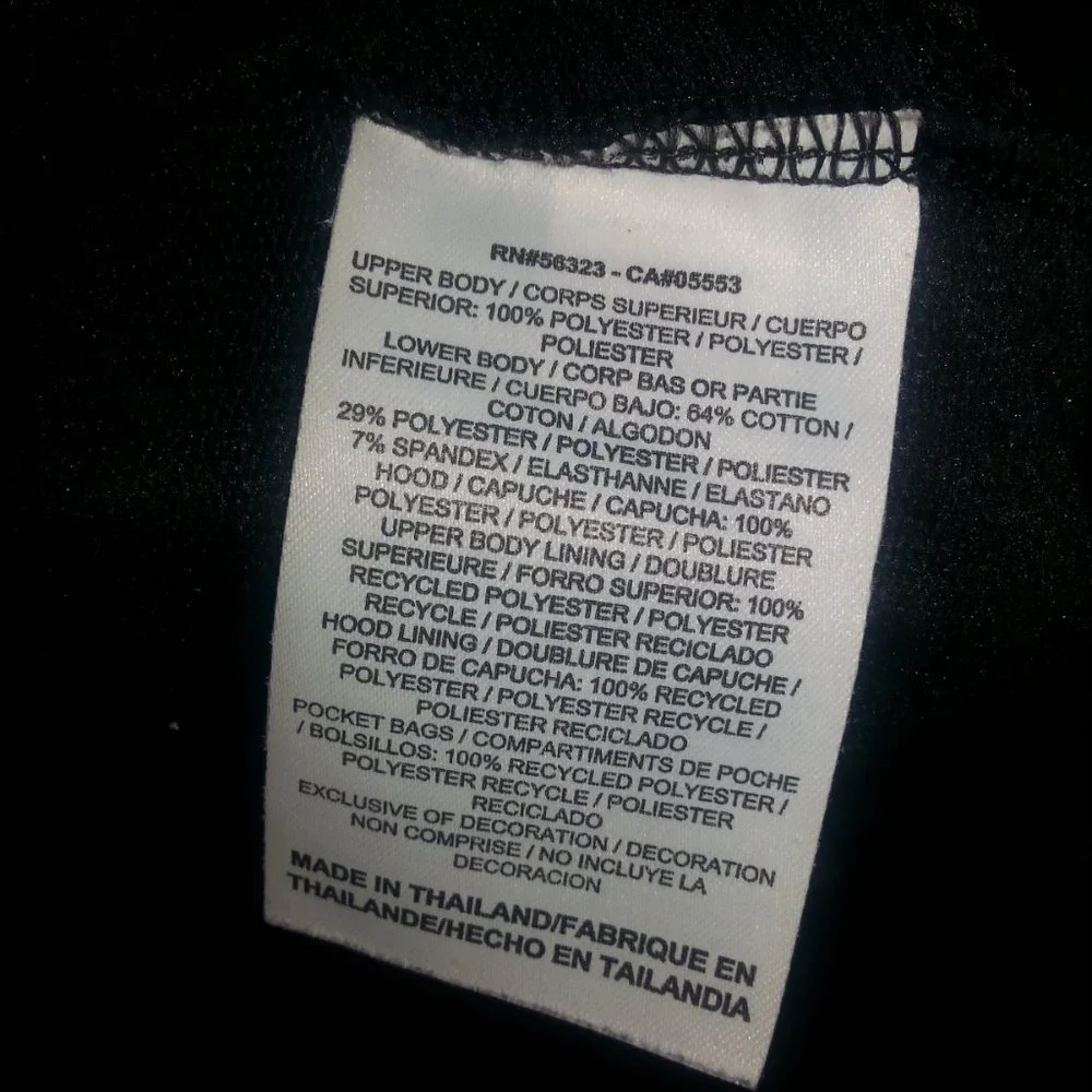 Nike Jacket Windrbreaker Running Dri Fit Hooded Women's Small Black Blue - Picture 12 of 12